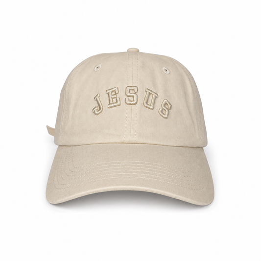 Jesus - Cream ball cap