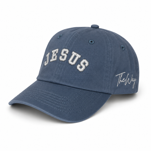 Jesus - Blue ball cap