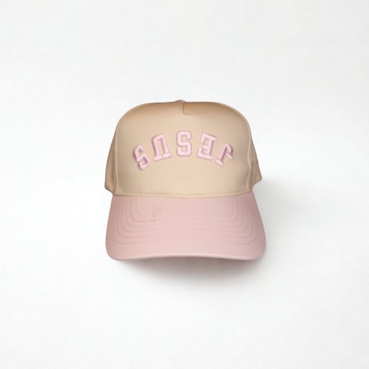 Jesus -Pink & Cream (Upside down)