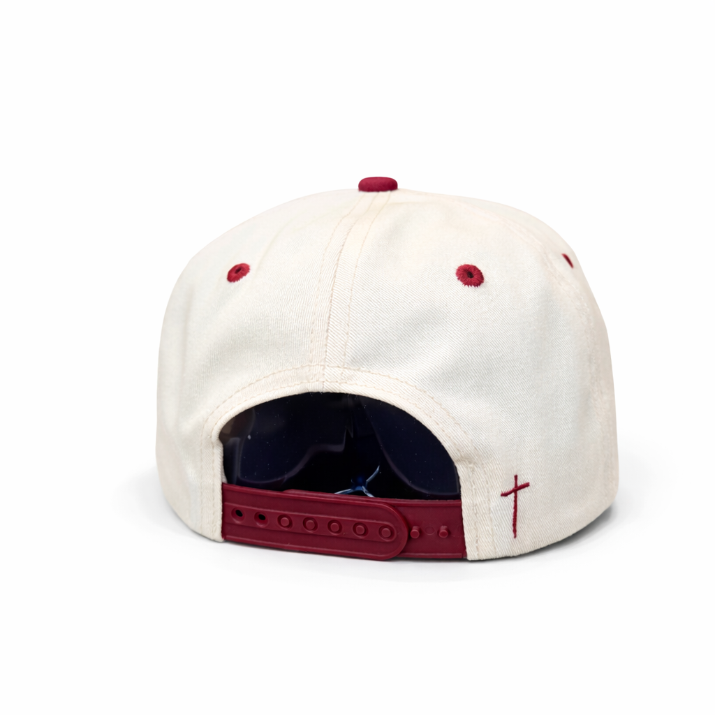 Jesus - Maroon & Cream