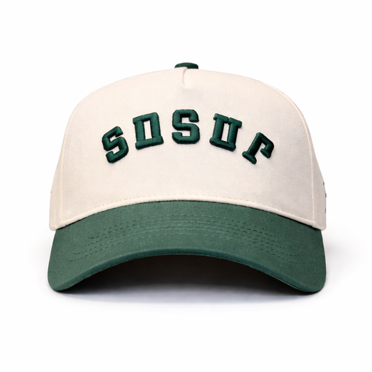Jesus - Green & Cream (Upside down)