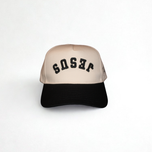 Jesus -Black  & Cream (Upside down)