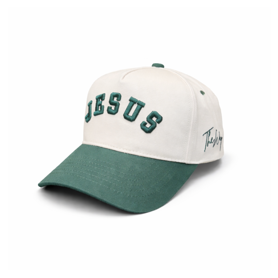 Jesus - Green & Cream
