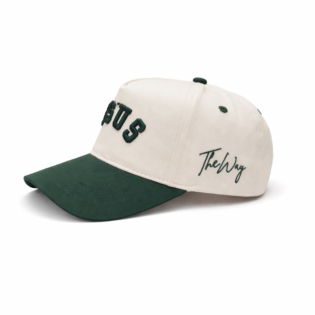 Jesus - Green & Cream