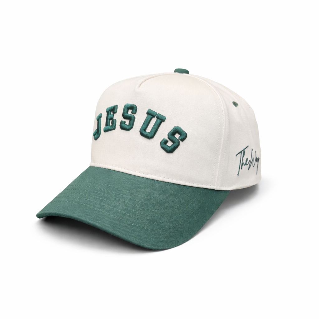 Jesus - Green & Cream