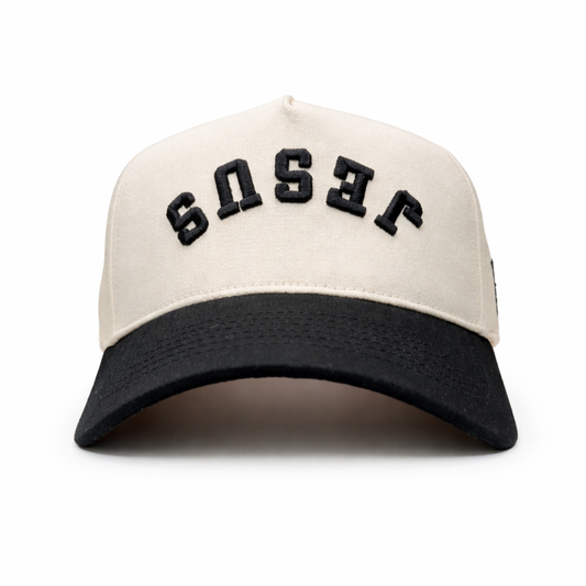 Jesus - Black & Cream (Upside down)