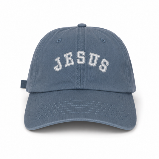 Jesus - Blue ball cap