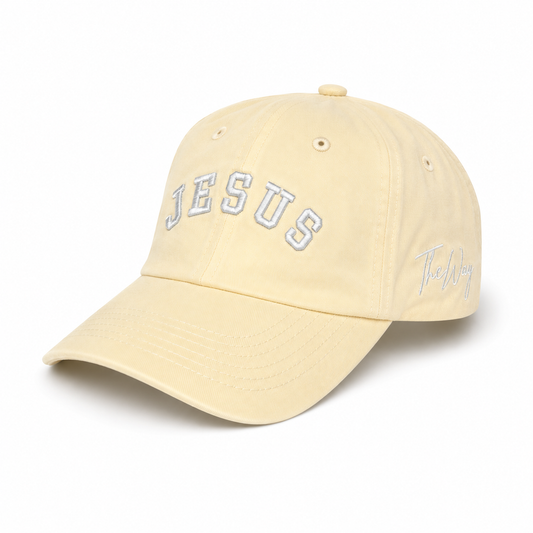 Jesus - Butter Yellow ball cap