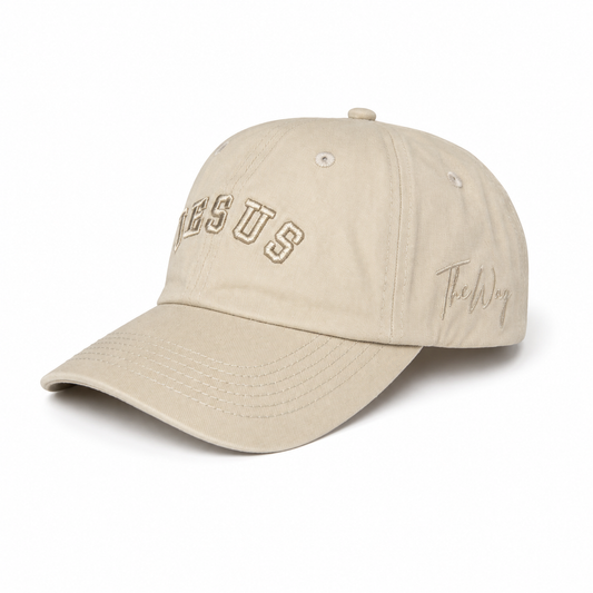 Jesus - Cream ball cap