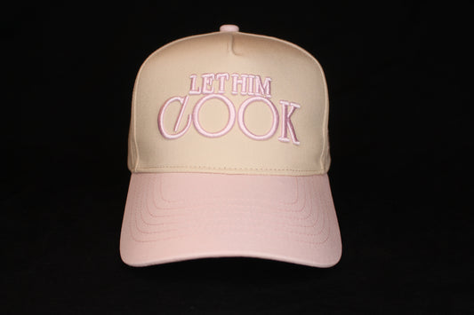Let Him Cook -Pink & Cream