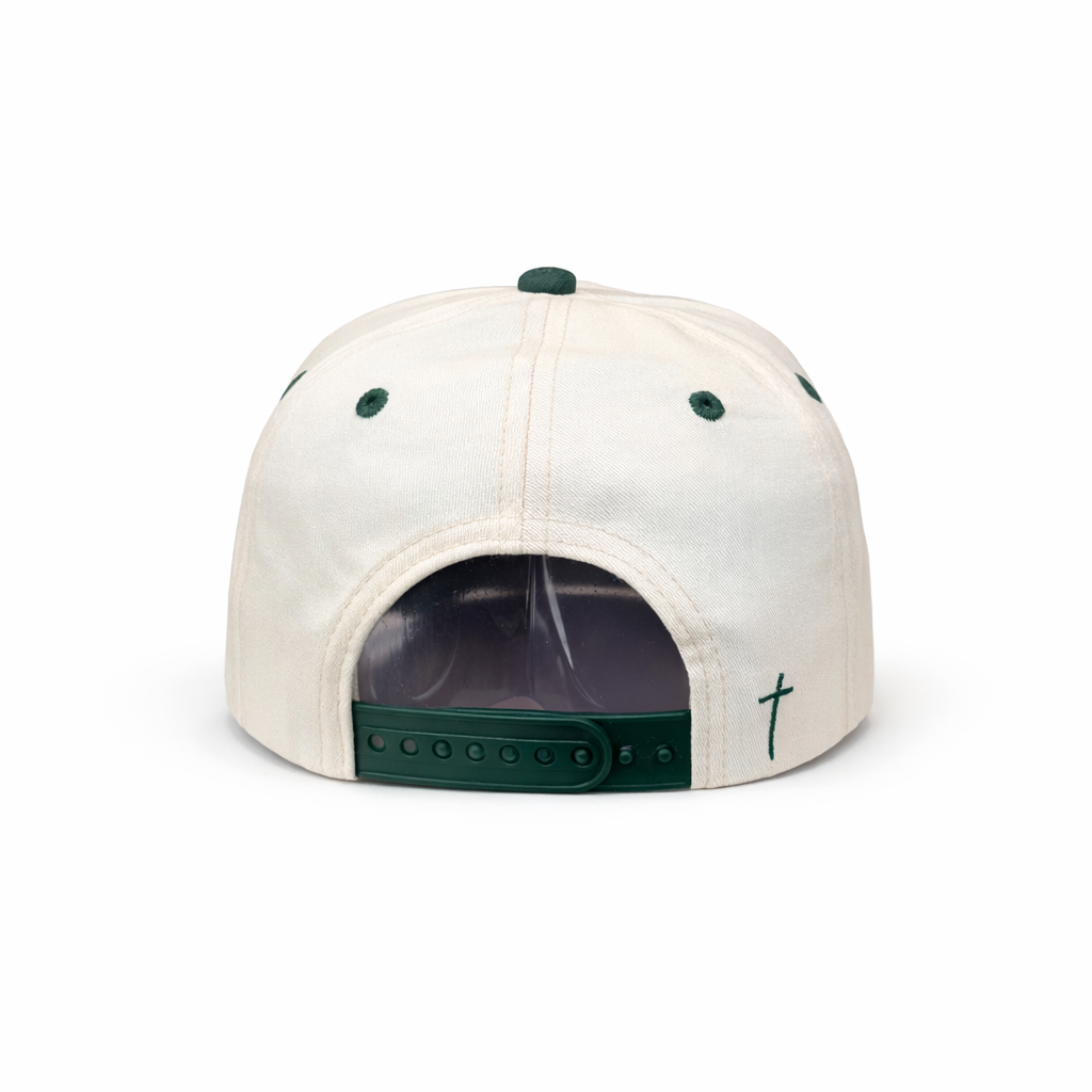 Jesus - Green & Cream (Upside down)